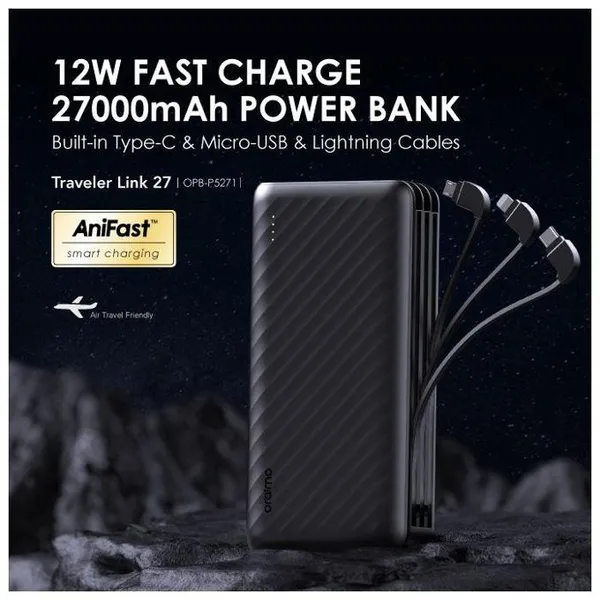 oraimo Traveler Link 27 27000mAh 12W Power Bank