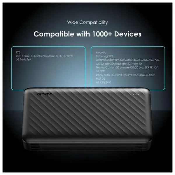 oraimo Traveler Link 27 27000mAh 12W Power Bank