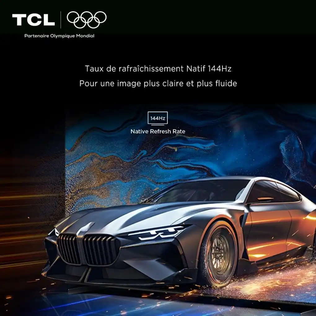 50 QD-MiniLED 4K UHD Smart Google TV Dolby Vision IQ, 144Hz, Audio ONKYO + Support gratuit, 50C6K