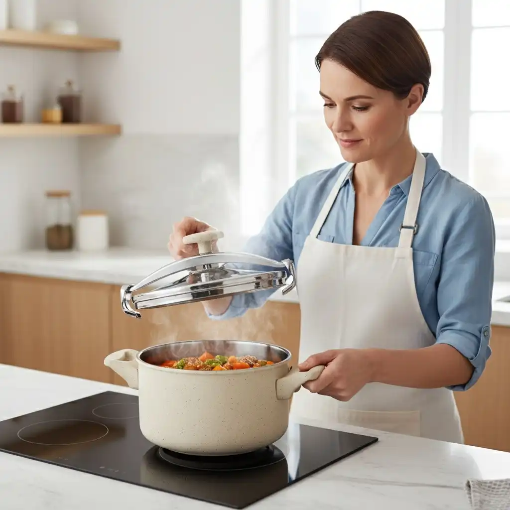 Cocotte Minute - Autocuiseur - Revetement Granit - 5 Litres