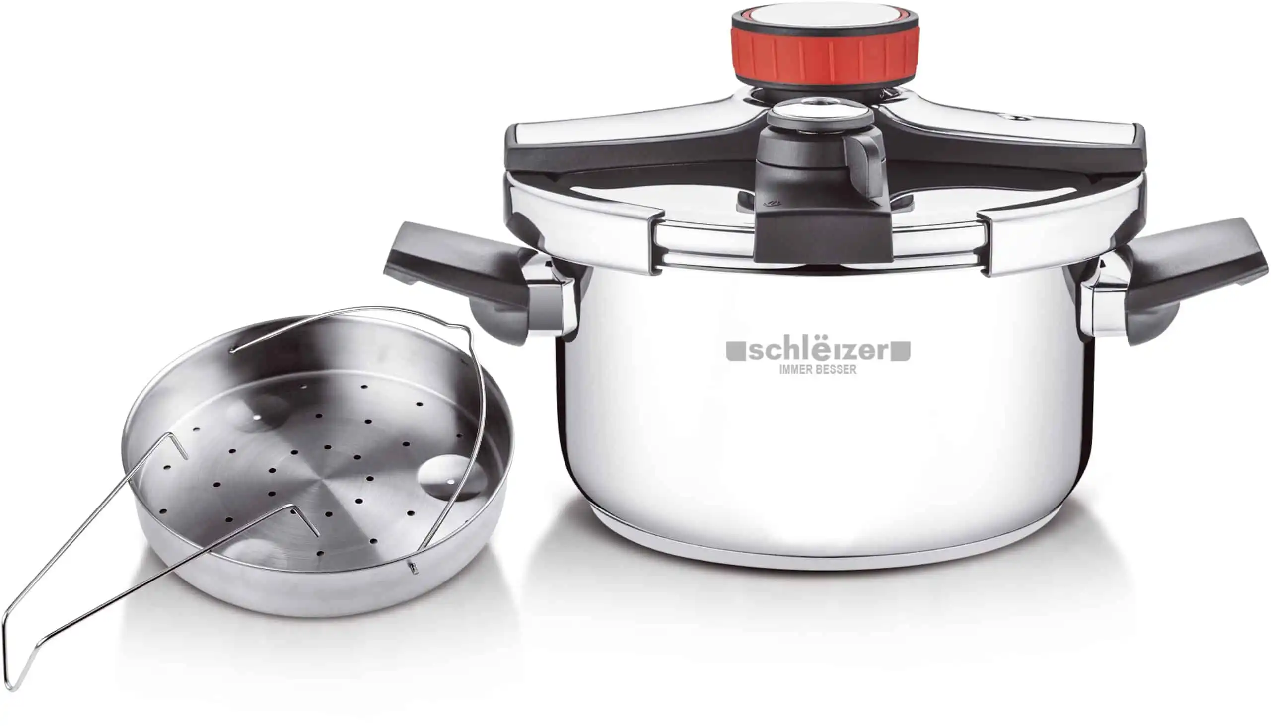 schlëizer - Cocotte Minute - Autocuiseur À Pression - Inox Clic-Clac - 8 Litres
