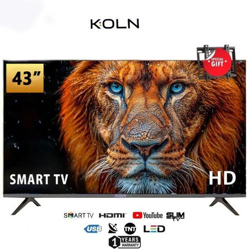 K:OLN Téléviseur Intelligent 43" Android 14 HD - Récepteur intégré + TNT + HDMI + USB