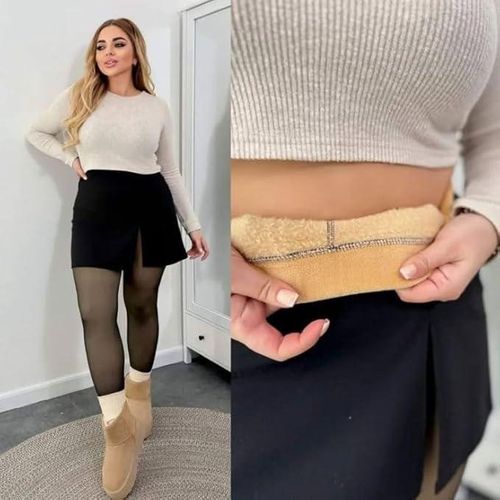 Collant Hiver Ultra Chaud et Gainant pour femme - Idéal pour Robes et Jupes