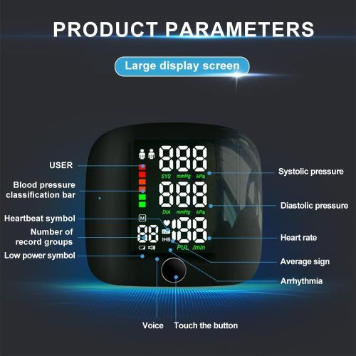 Mesurez votre Tension Artérielle et Pouls simplement avec notre Tensiomètre Rechargeable.