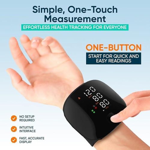 Mesurez votre Tension Artérielle et Pouls simplement avec notre Tensiomètre Rechargeable.