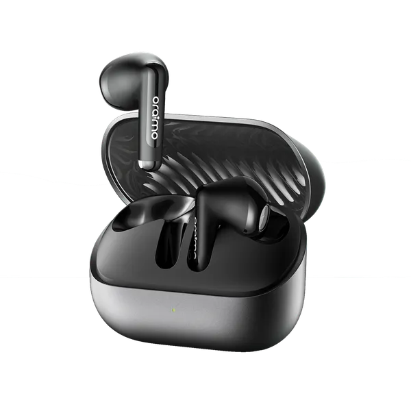 oraimo SpaceBuds Air+ Écouteurs True Wireless avec Finition Métallique et Résistance IPX4