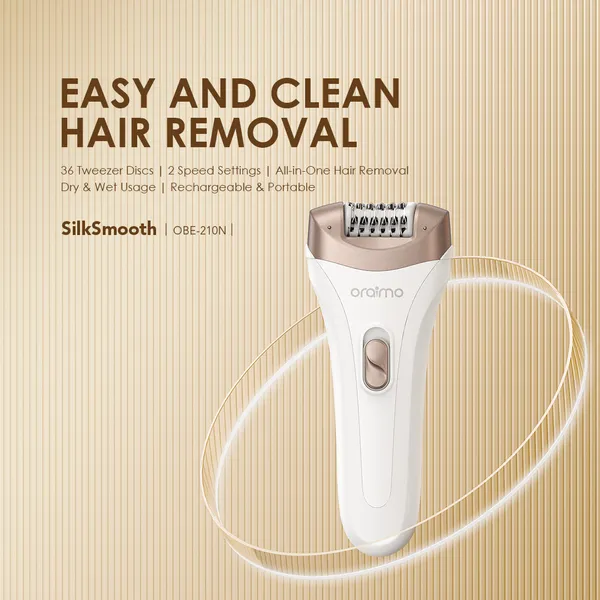oraimo SilkSmooth Women Hair Removal Epilator