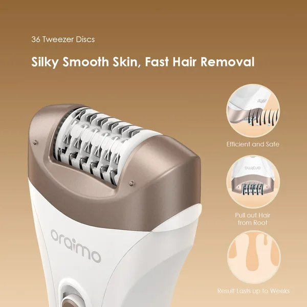 oraimo SilkSmooth Women Hair Removal Epilator