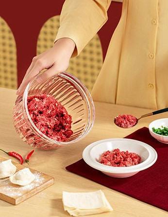 Hachoir à Viande Électrique Silver Love 1000W – Bol 2,5L en Verre