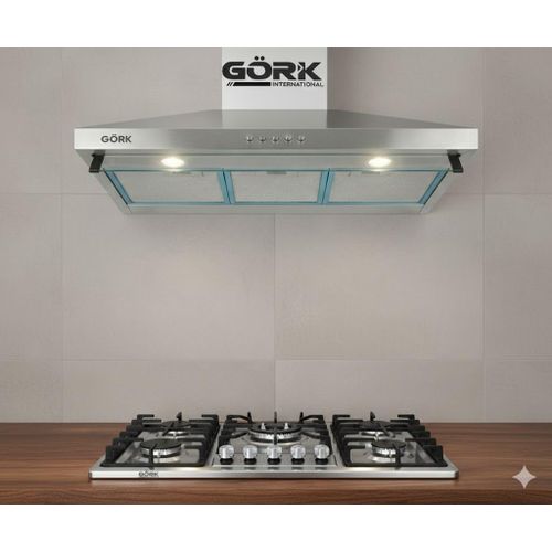Gork DUEO PLAQUE + HOTTE 90cm en inox