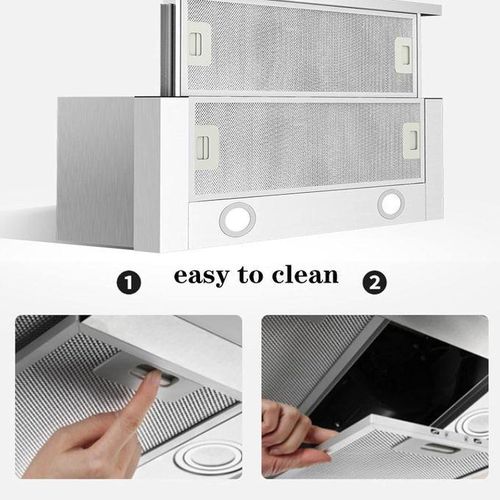 Gork HOTTE TELESCOPIQUE aspirante à écran plat 60cm - INOX