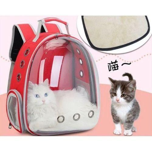 Sac à dos de transport pour animaux, respirant, petit chien, chat, voyage, espace, Cage à capsules