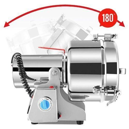 La Cucina Moulin à épices Haute vitesse multifonction broyeur d'herbe Électrique en acier inoxydable,2000W + Presse ail offert