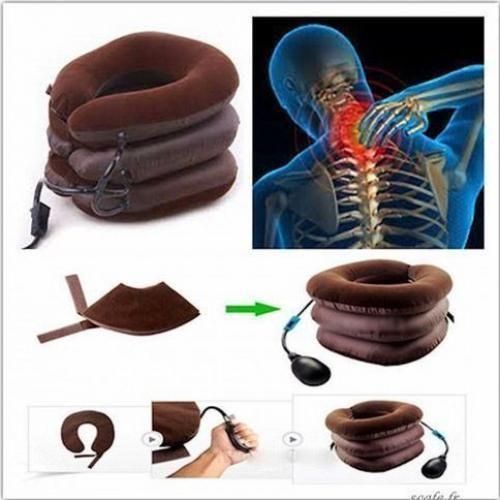 Coussin Traction Cervicale pour douleur de Cou, Diminuer la Pression Cervicale