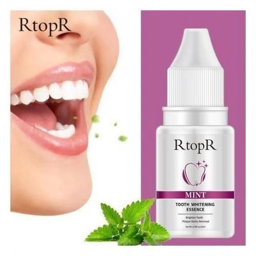 Essence de Blanchiment des Dents à la Menthe, Élimination des Taches de Plaque Dentaire