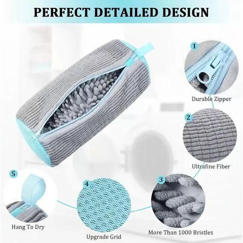 Sac de Lavage pour Chaussures – Filet en Maille Réutilisable pour Lave-Linge et Séchage
