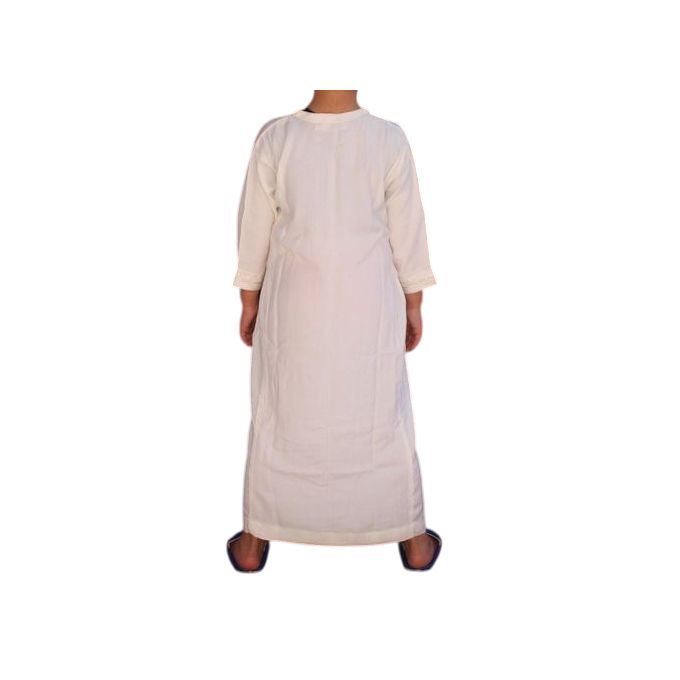Jabador Maroc Caftan petit khalil garçon - Blanc Cassé