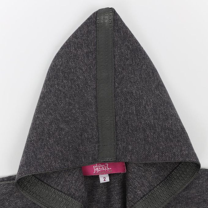 Jabador Maroc Djellaba Flanelle Garçon haute qualité - Gris Bleu