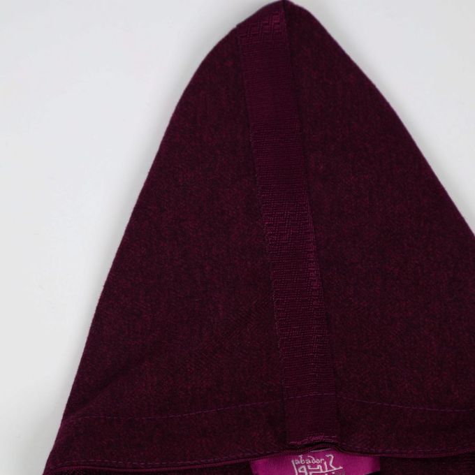 Jabador Maroc Djellaba Flanelle Garçon haute qualité - Grenat