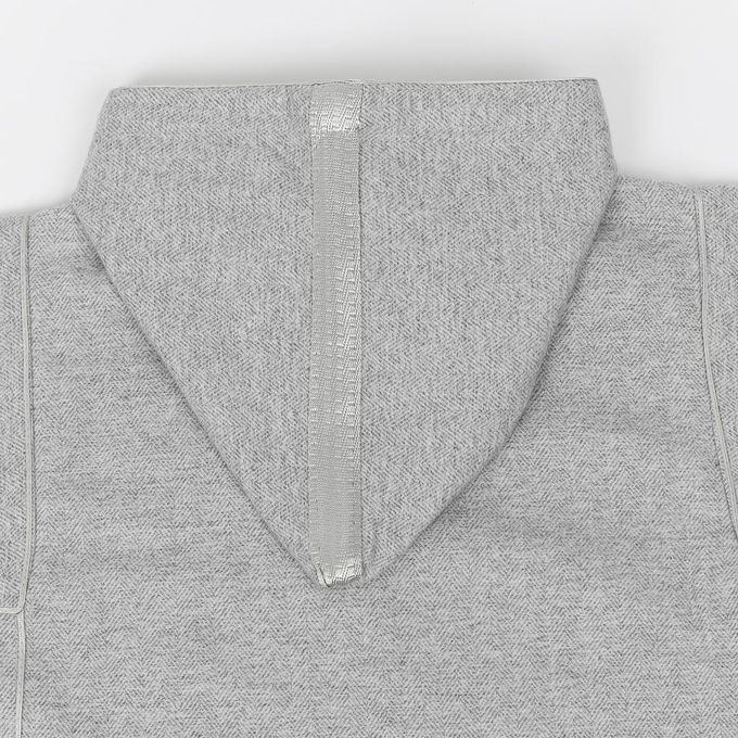 Jabador Maroc Djellaba Flanelle Garçon haute qualité - Gris clair