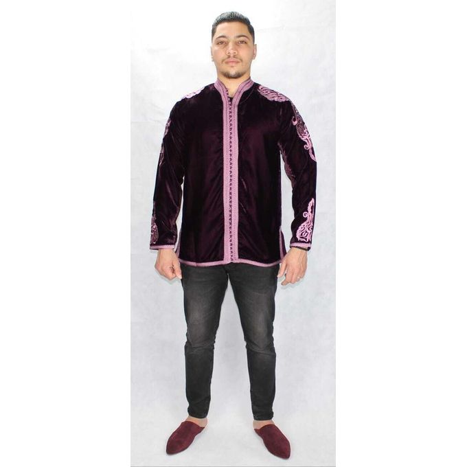 Jabador Maroc Tunique Petit Star Garçon - Mauve