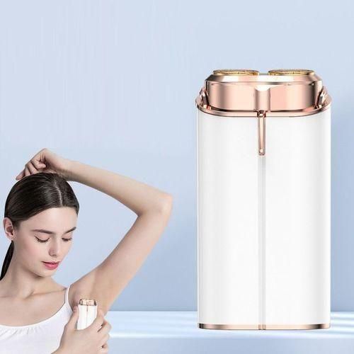 Épilateur électrique indolore pour le visage et corps, Rasoir rechargeable pour femmes