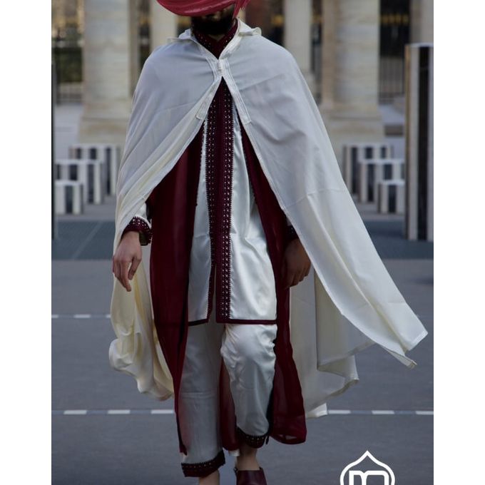 Jabador Maroc Selham Moulay sultan /Blanc cassé.