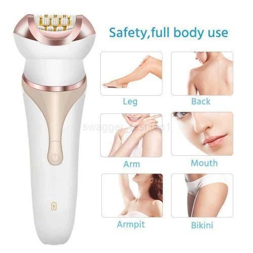 Kemei Épilateur électrique 5 in 1 pour le corps et le visage, La Tondeuse Électrique 5-en-1 Rechargeable pour des Styles Polyvalents