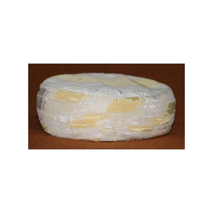 Jabador Maroc Razza شعرة faite a la main -blanc cassé et doré