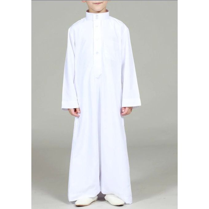 Jabador Maroc Qamis Garçon - Blanc.