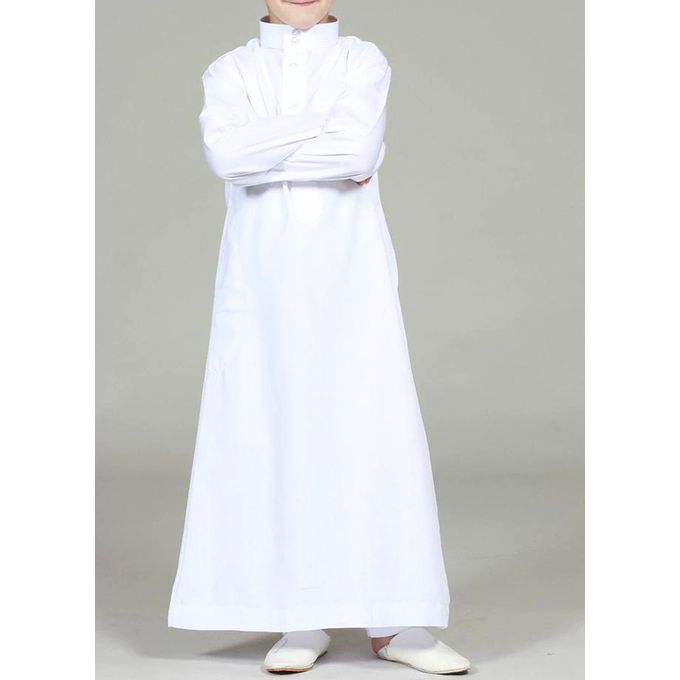 Jabador Maroc Qamis Garçon - Blanc.