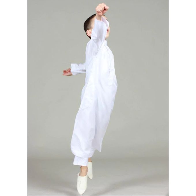 Jabador Maroc Qamis Garçon - Blanc.