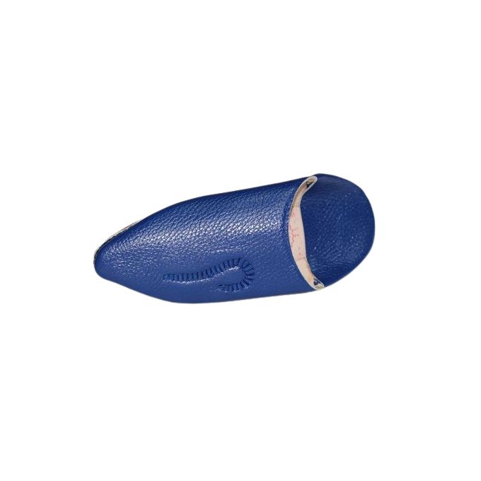 Jabador Maroc Babouche ROYALE garçon - bleu roi.