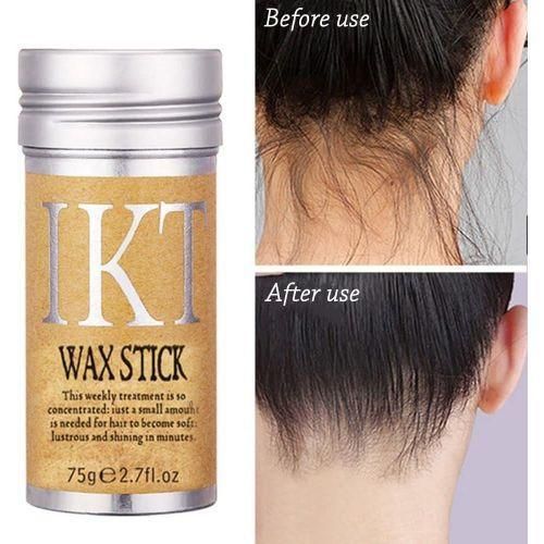 Bâton de cire lisse pour cheveux Coiffage non gras Bâton de pommade