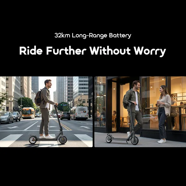 oraimo E-Scooter Moteur 350 W, autonomie 32 km Scooter électrique