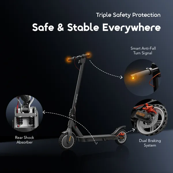 oraimo E-Scooter Moteur 350 W, autonomie 32 km Scooter électrique