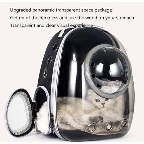 Pet Sac à dos transparent pour capsule spatiale pour animaux de compagnie