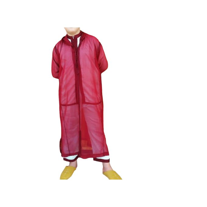 Jabador Maroc Jellaba soussdi garçon - bordeaux