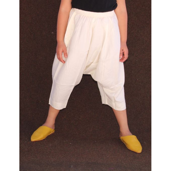 Jabador Maroc Pantalon kandrissi DISERT enfants- blanc cassé