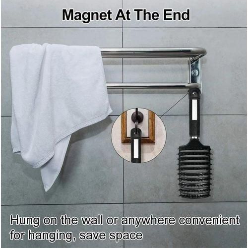 Brosse à cheveux démêlante en nylon pour démêler facilement les cheveux bouclés, brosse magique démêlante, incurvée et ventilée pour démêler les cheveux humides ou secs ( 1 pièce)