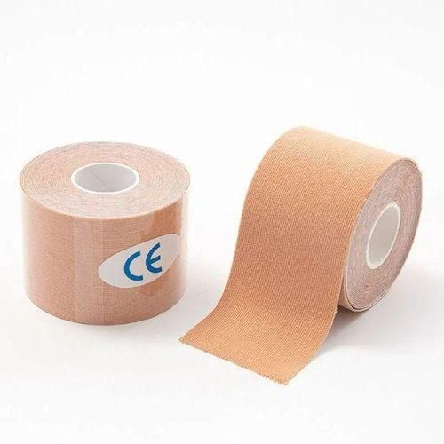 Kinesiology Tape Kinesiology Bande Elastique de Kinésiologie et Lifting du Visage 5cm x 5m Adhésif, Résistant à L'eau