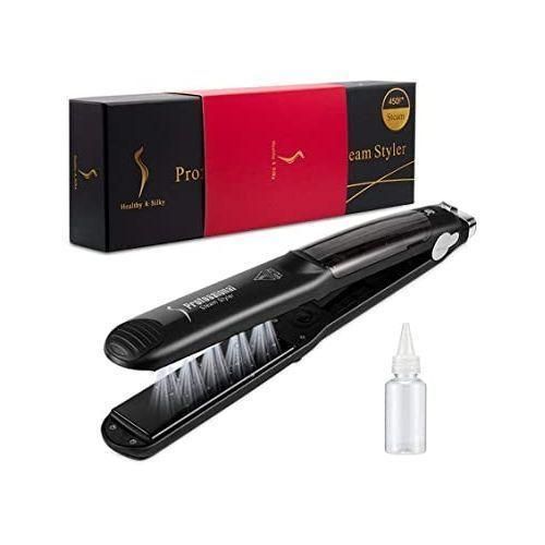 Healthy And Silky Lisseur vapeur cheveux professionnel en céramique vapeur huile Steampod redressant fer à friser pour femmes