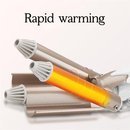 Fer à friser professionnel en céramique à triple baril, styler cheveux,bigoudi
