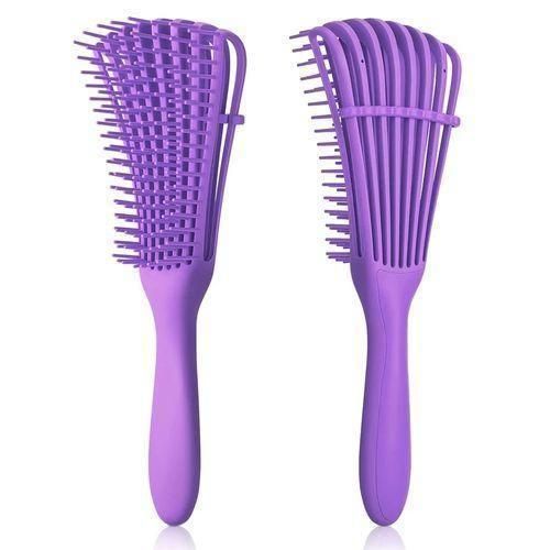 Brosse démêlante Octopus Brush Pour Cheveux Bouclés En Silicone à 8 bras Unisex