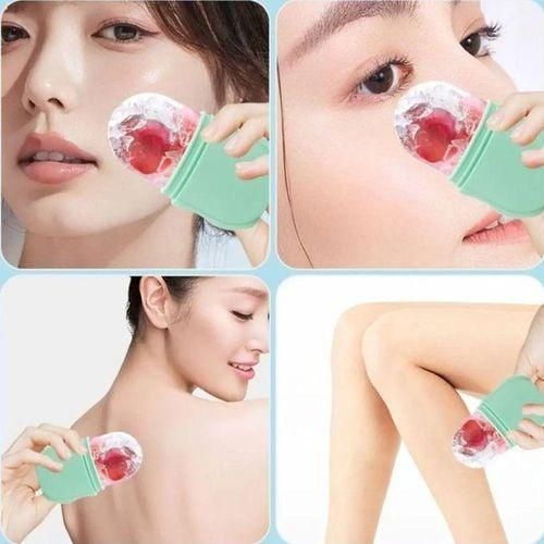 Face Ice Roller, rouleau de glaçage facial en silicone pour Massage,