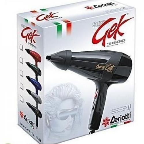 Ceriotti Sèche-cheveux professionnel Super GEK 3800 - Sèche-cheveux de qualité professionnelle