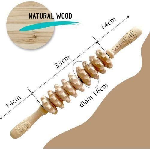 Rouleau de massage Bouncy Premium au design incurvé