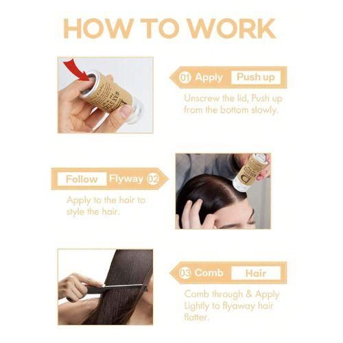 Bâton De Cire De Cheveux Professionnel Gel ,Wax Stick For Baby Hair 75G