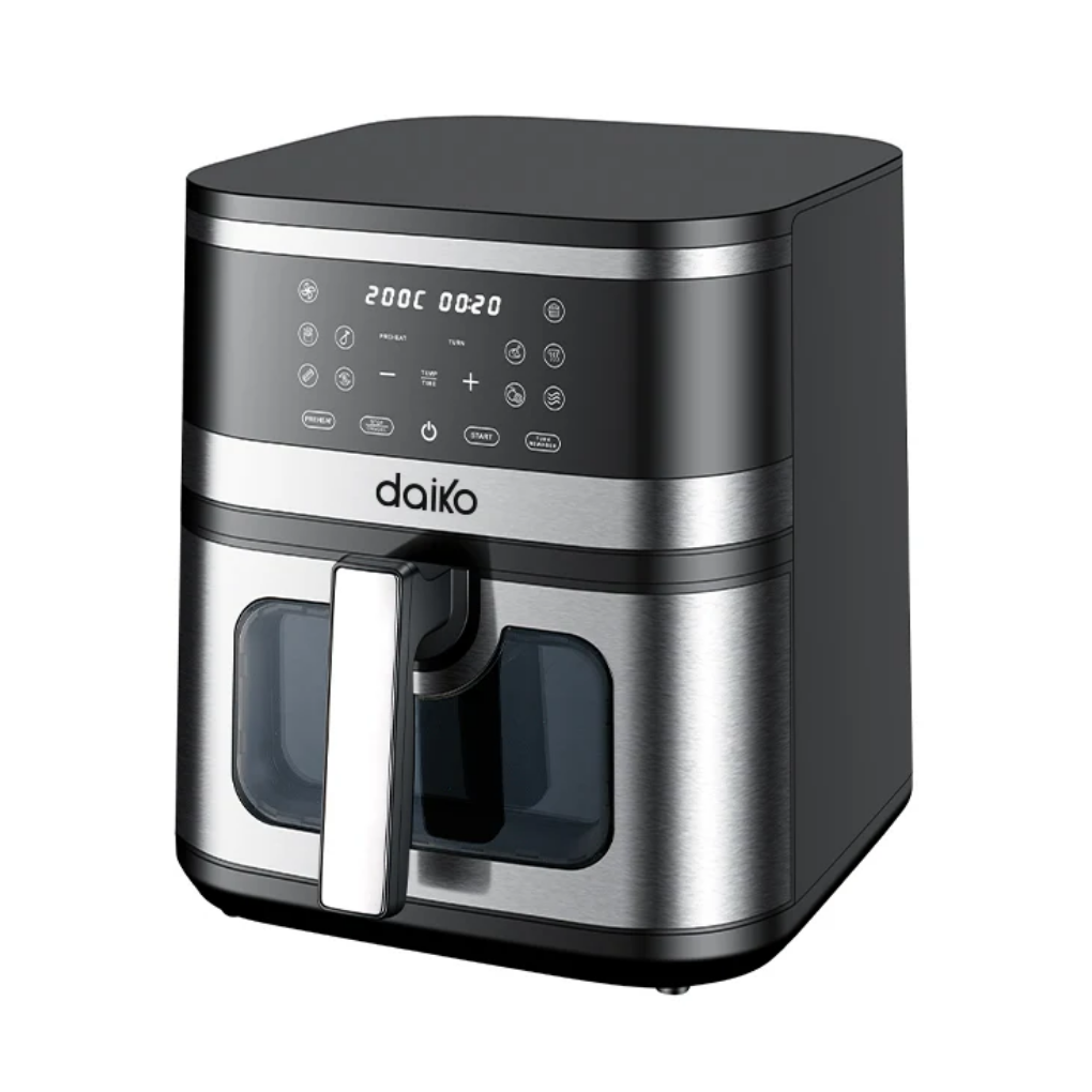 Daiko Friteuse à Air Digitale 9L cuisson automatiques 1700W, Température réglable, FSH-9874EDK