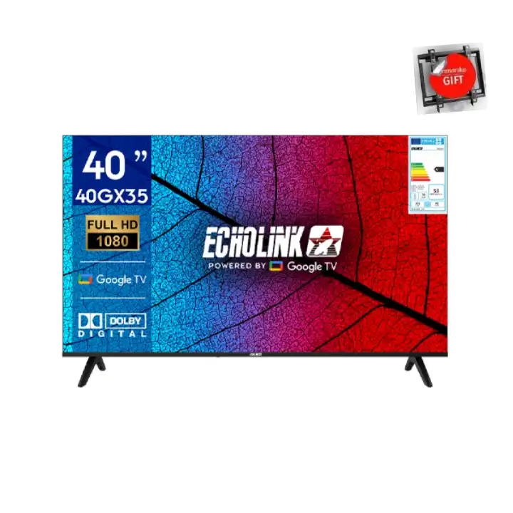 ECHOLINK 40GX35 SMART TV FULL HD 40″ GOOGLE TV + Support